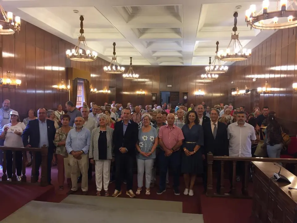 Acto de recepción de los representantes de las Casas de Zamora