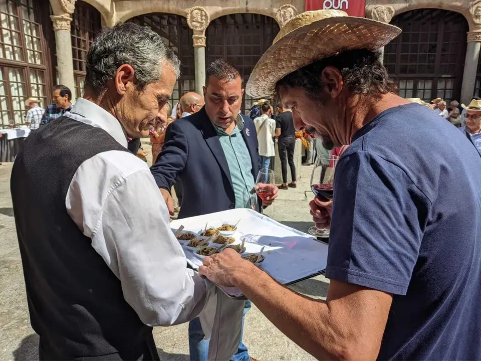 Acto de recepción de los representantes de las Casas de Zamora dentro de la Feria Fromago. Fotografía: Diputación de Zamora