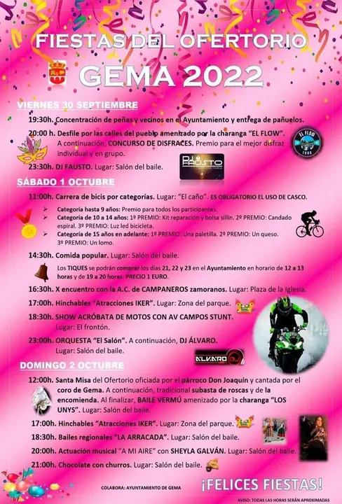 Fiestas de Gema