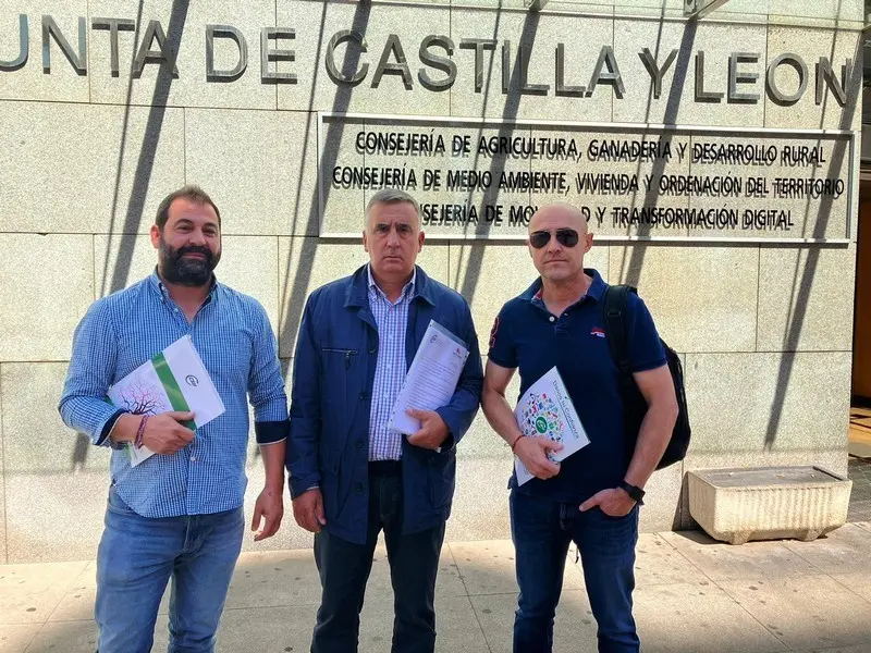 Agustín Argulo, Mariano Prieto y Alejandro Muñoz, de CSIF