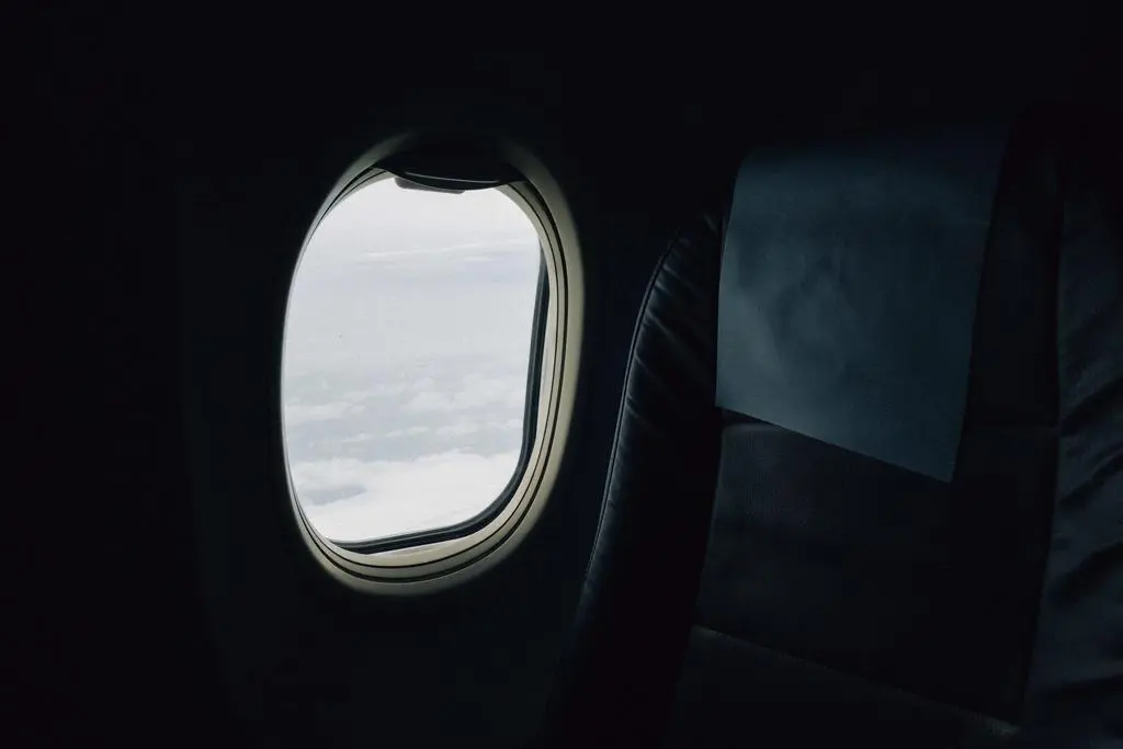 Interior de un avión