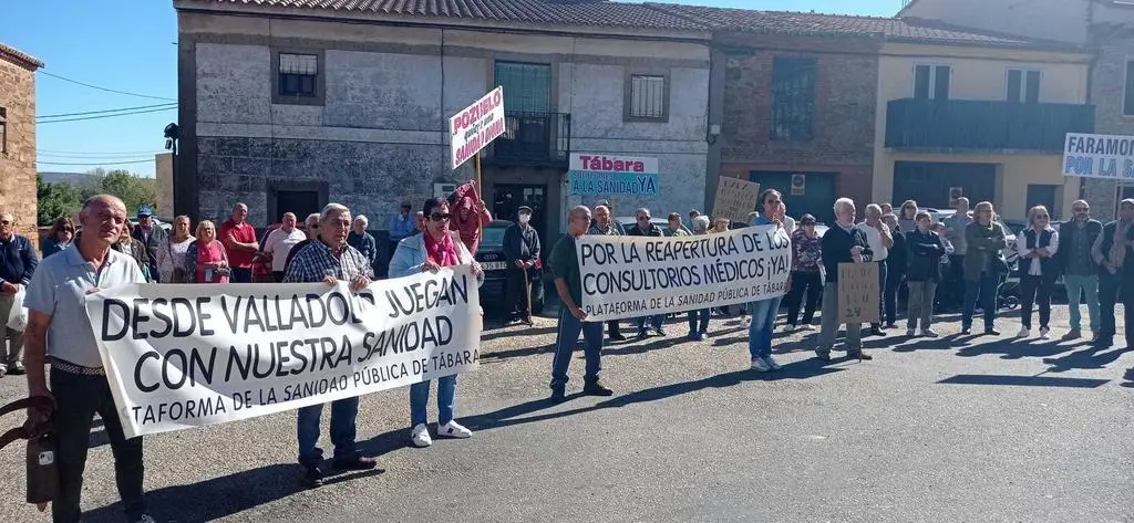 Manifestación por la sanidad Tábara. Fotografía: CEDIDA