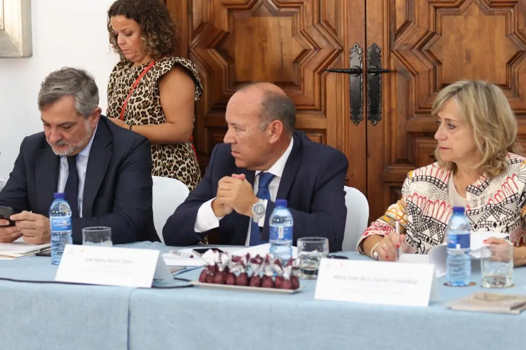 José María Barrios Tejero, ha asistido hoy a la reunión de la Comisión de Diputaciones de la Federación Española de Municipios y Provincias celebrada en Cáceres