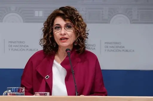 La ministra de Hacienda y Función Pública, María Jesús Montero