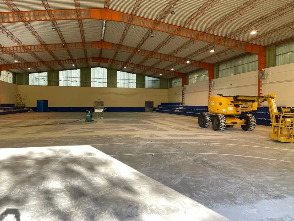 Obras pabellón