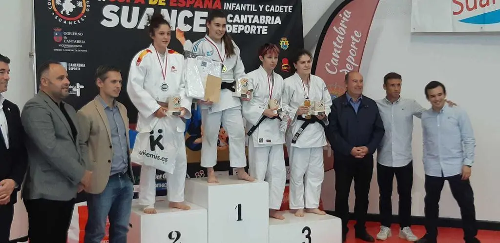Pódium zamorano en la II Copa de España Infantil y Cadete de Judo