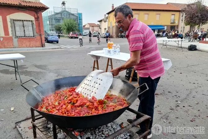 Pimentada popular en San Cristóbal de Entreviñas