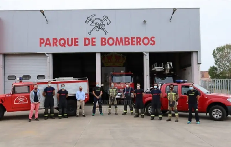 Parque de bomberos de Benavente. Foto Interbenavente