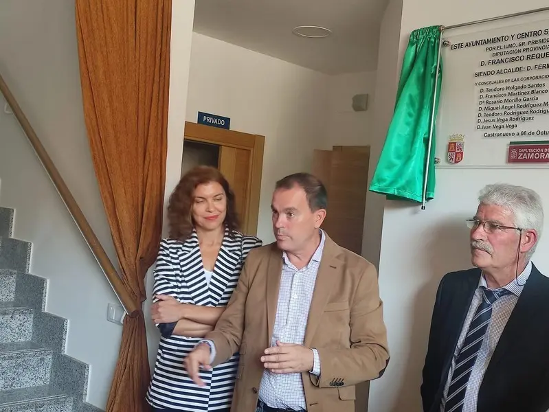 Momento de la inauguración en
