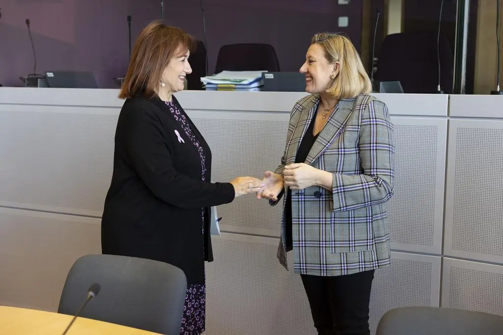 Reunión con la vicepresidenta de la CE