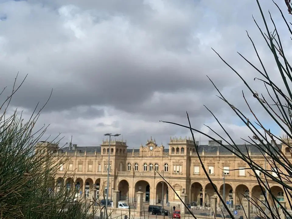Vista de la estación de tren de Zamora