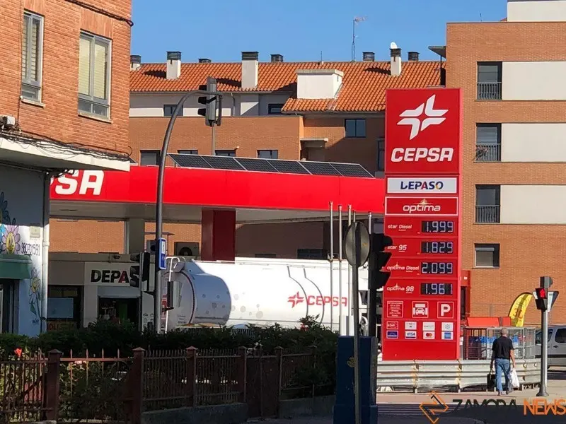 Estación de servicio en Zamora