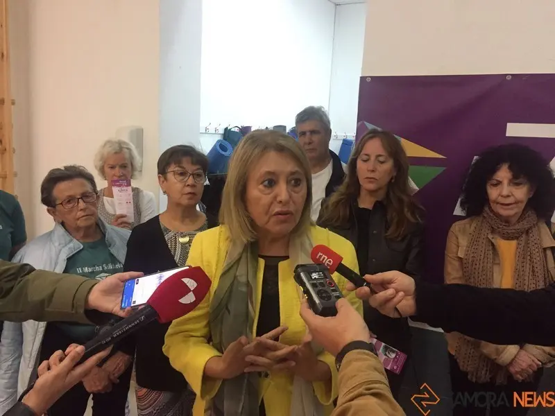 La presidenta de AZAYCA, Pilar de la Higuera