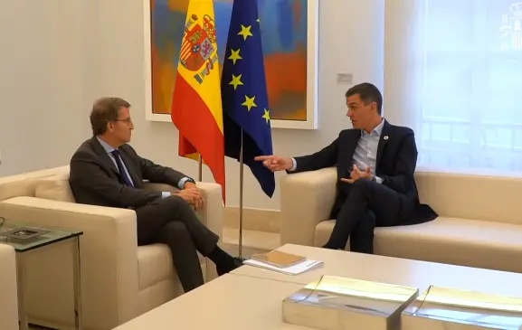 Pedro Sánchez y Alberto Núñez Feijóo