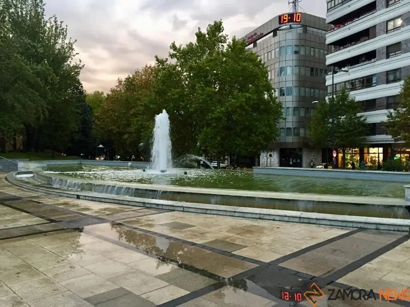 Lluvia en Zamora