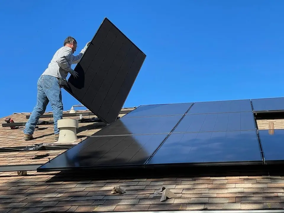 Placa solar hogar