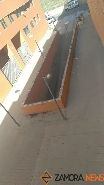 Rotura de cristales de una farola