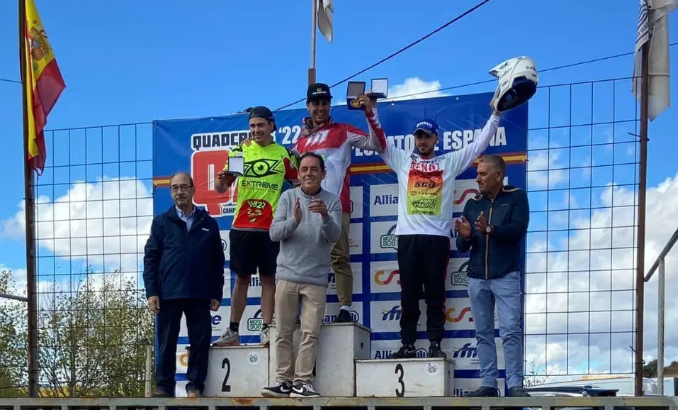 Pódium Campeonato de España de Quad Cross