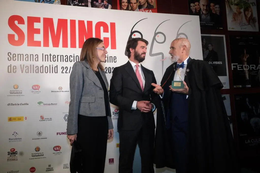 García-Gallardo durante la Gala del Cine y El Audiovisual de Castilla y León