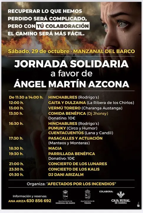 Jornada solidaria a favor de ángel Martín
