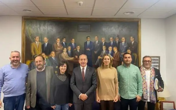 Caja Rural de Zamora se ha reunido con los representantes de los empresarios que darán continuidad a Zamora10