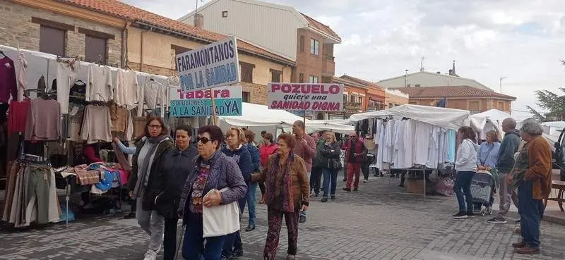 Manifestación por la Sanidad en Tábara