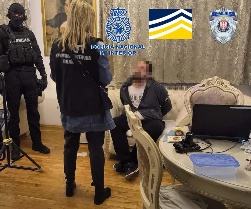 La Policía Nacional desmantela un grupo dedicado al tráfico de armas y drogas y detiene a uno de los objetivos de EUROPOL. Fotografía: EUROPOL