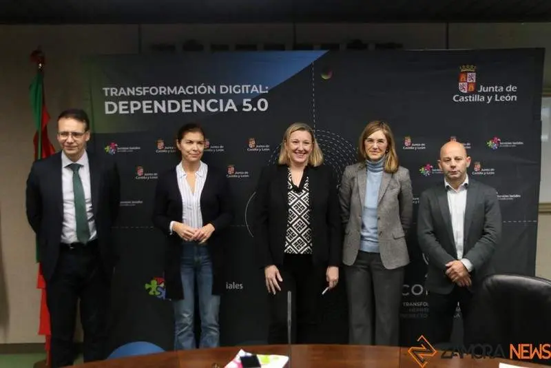 Isabel Blanco en la delegación de la Junta en Zamora