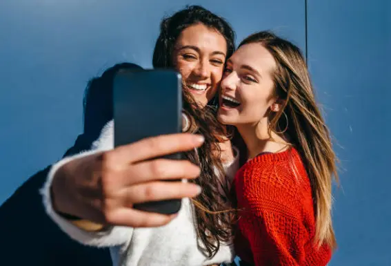 Selfie. Fotografía de archivo