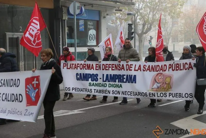 Manifestación por la Democracia en Zamora