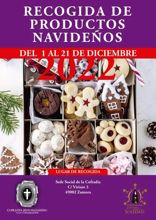 Cartel recogida de alimentos Vulgo Congregación