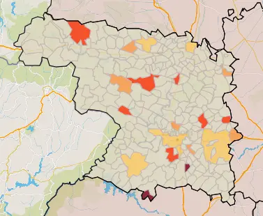 Mapa IA municipios a siete días (2 de diciembre)
