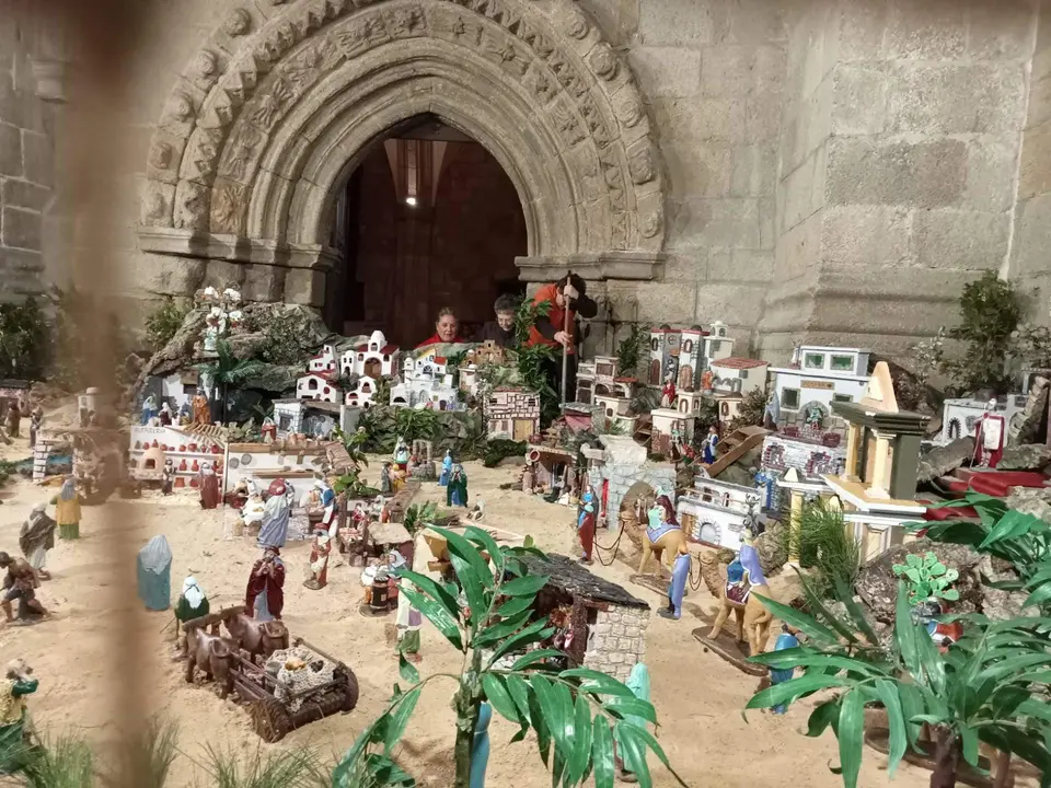 Belén montado en el Cabildo de Fermoselle. Fotografía: Ayuntamiento de Fermoselle