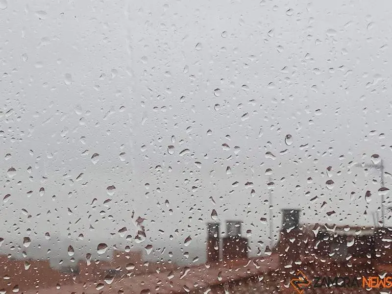 Lluvia en Zamora