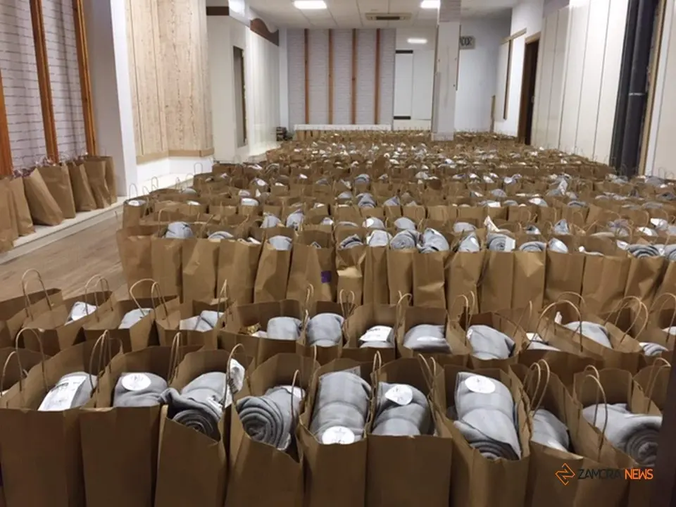 Bolsas solidarias organizadas por la Fundación Christus Yacens