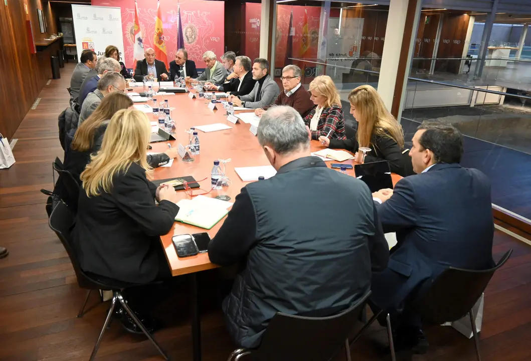 Reunión de coordinación con los delegados territoriales