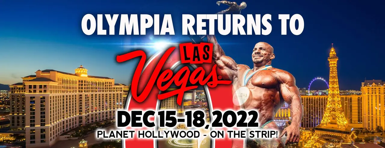 cartel mr olympia 2022. Imagen web oficial de Mister Olympia