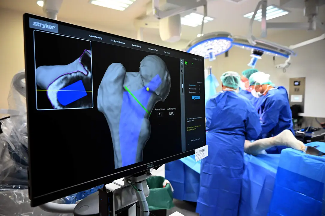 Intervención con la nueva plataforma robótica en el Hospital Clínico Universitario de Valladolid