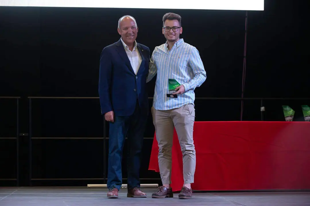 Tomás Gestoso junto a José María Barrios
