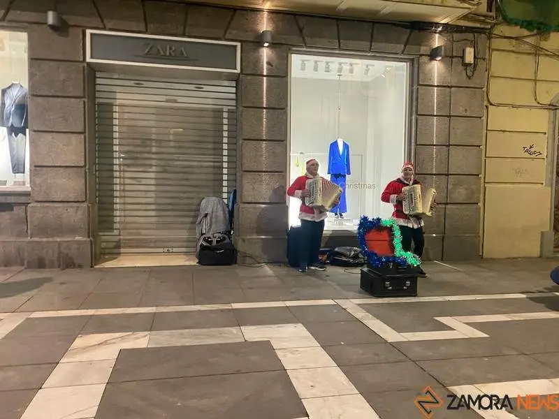 Valery Lagutik disfrazado de Papá Noel