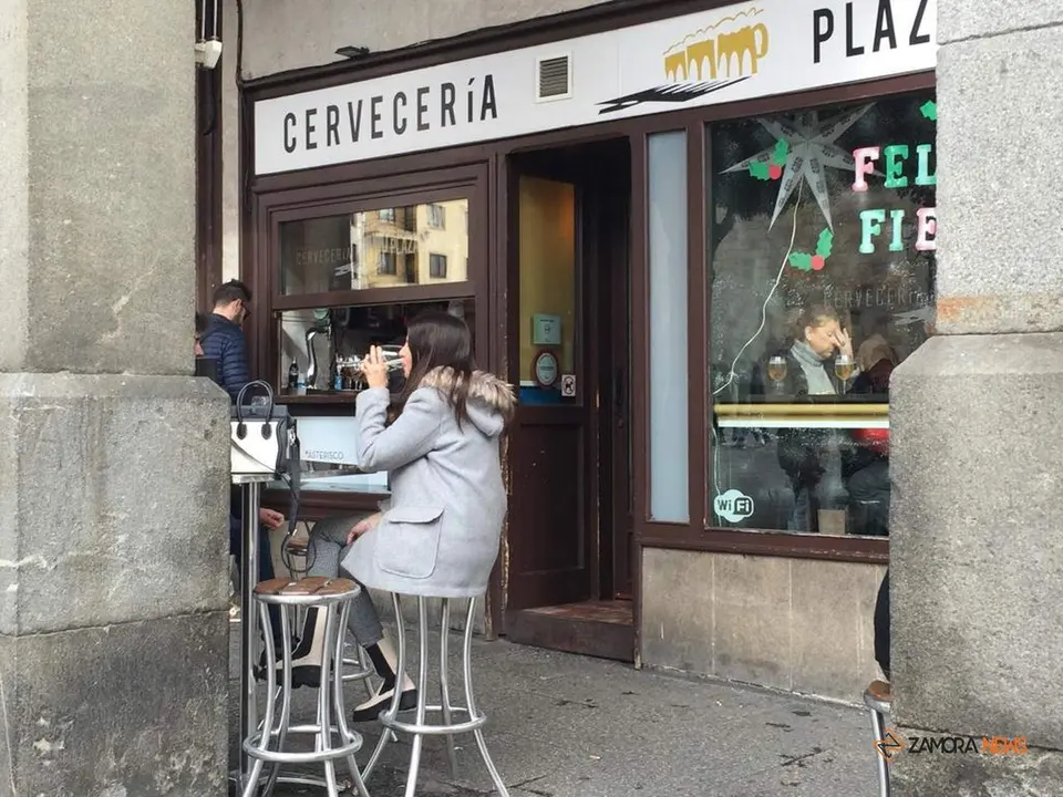 Hostelería en la Plaza Mayor de Zamora