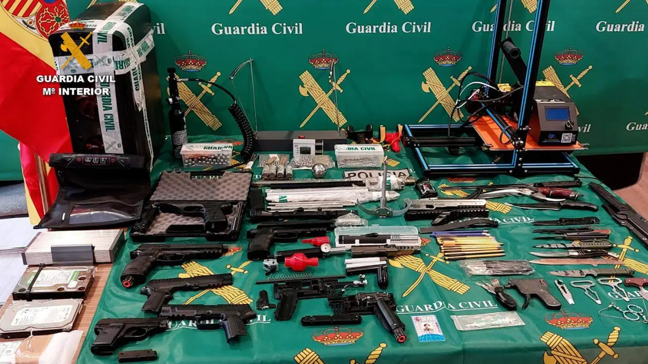 Armas incautadas