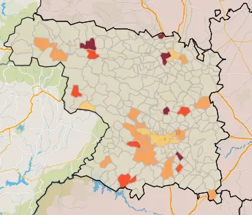 Mapa IA municipios a siete días (30 de diciembre)