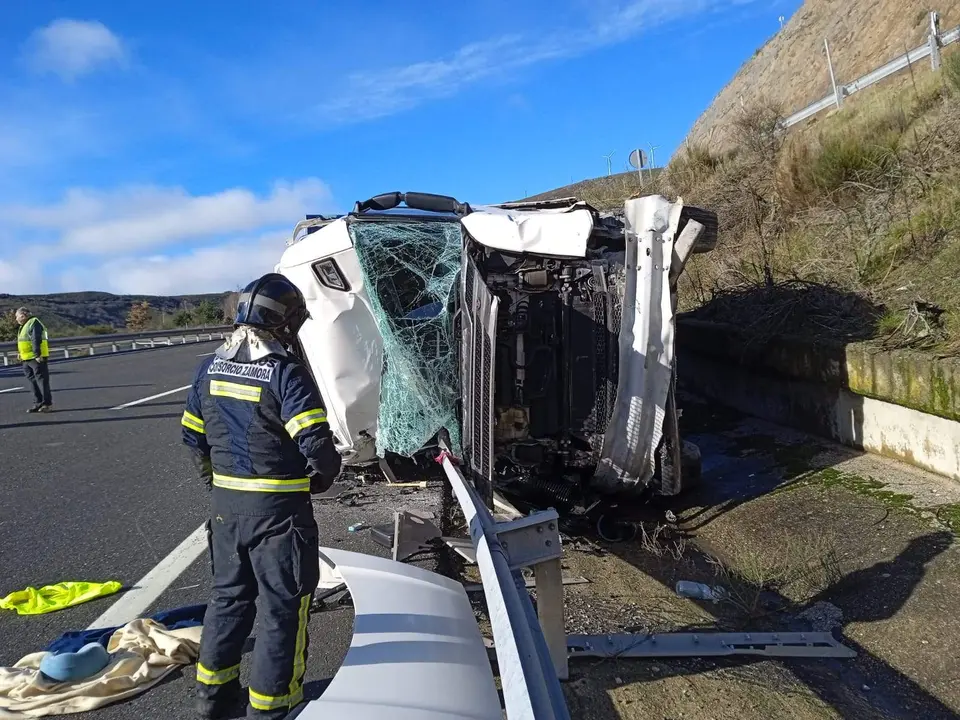 Accidente en Lubián