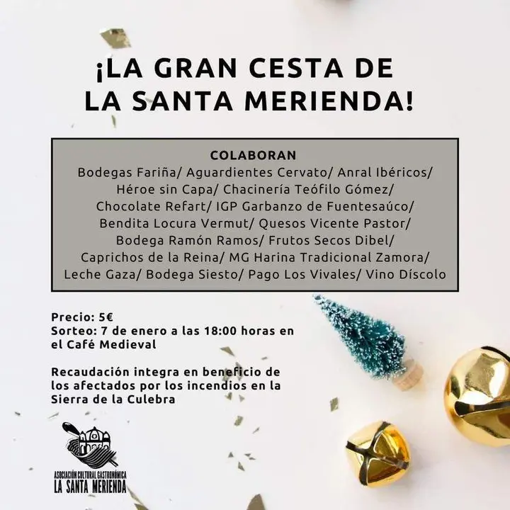 Sorteo cesta a beneficio de la Sierra de la Culebra