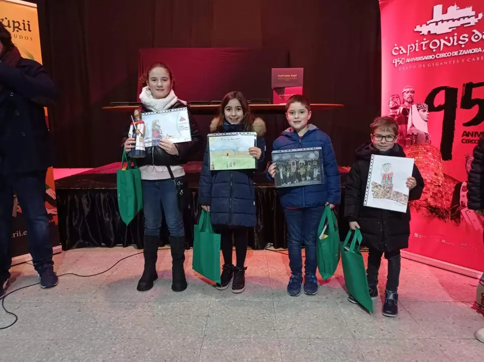 Premiados en el concurso de dibujo infantil sobre el 950 aniversario del Cerco de Zamora
