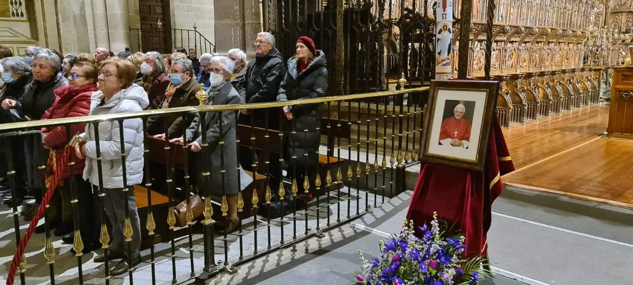 Misa de despedida al papa emérito Benedicto XVI en la SI Catedral de Zamora. Fotografía: Archidiócesis de Zamora