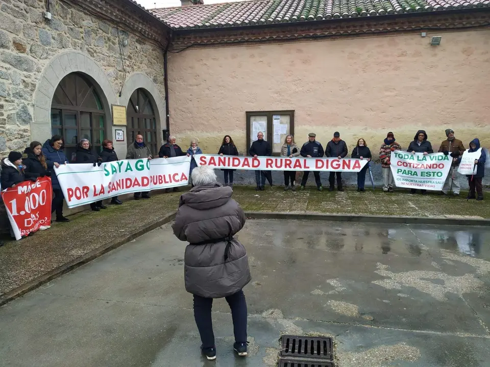 Concentración Sayago sanidad imagen cedida