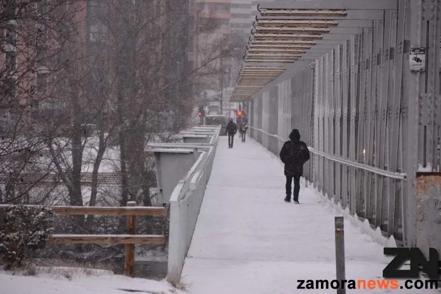 Nieve en Zamora con Filomena 2