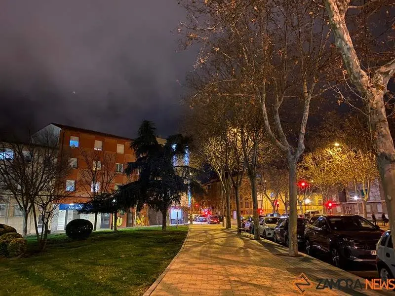 La noche cae en Zamora